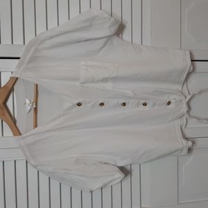 Time and Tru button down blouse. Size L